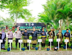 Polres Meranti Pejabat Forkopimda Bersama PKKKSNM Malaysia LAMR Dukung Green Policing