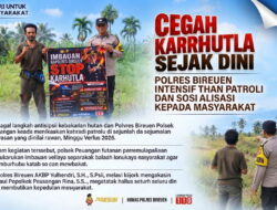Patroli Karhutla Terus Ditingkatkan, Polres Bireuen Ingatkan Masyarakat agar Tidak Membuka atau Membersihkan Lahan dengan Membakar
